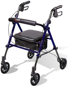 Carex, Step 'N Rest® Rolling Walker - ourwellnesshq