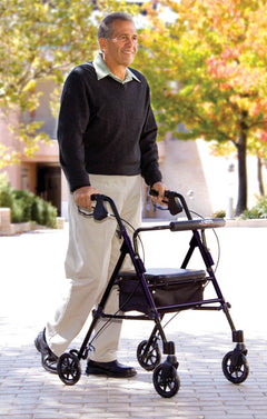 Carex, Step 'N Rest® Rolling Walker - ourwellnesshq